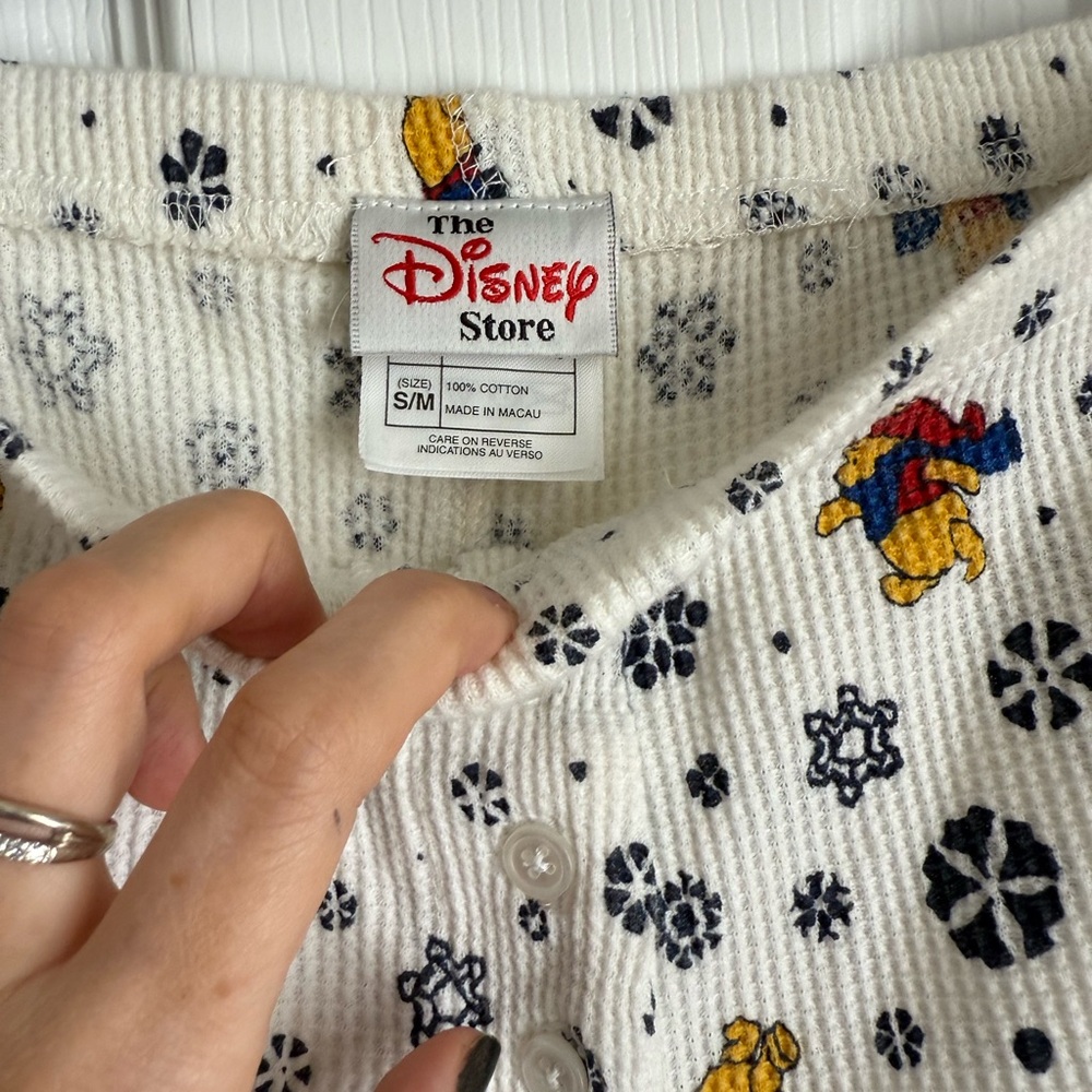 Vintage Disney Winnie the Pooh Pj thermal set - Picture 9 of 11